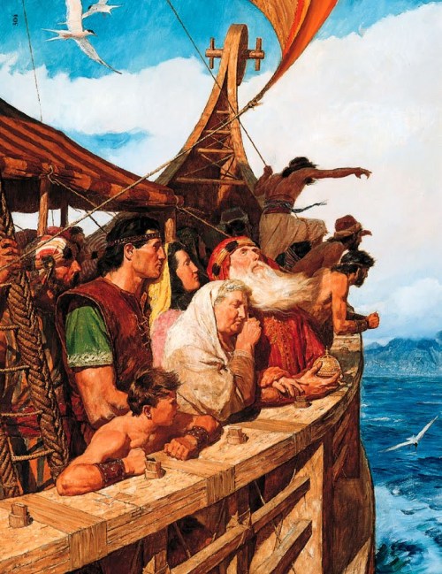 even the church's artistic renditions of Nephi's ship capitalize on familiar images of Noah's ark